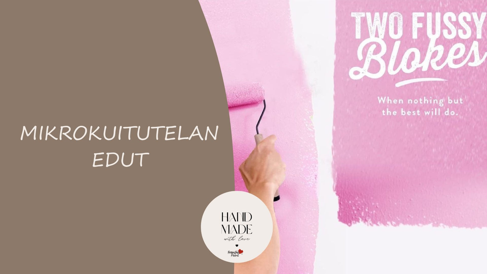 MIKROKUITUTELALLA KAUNIS MAALAUSJÄLKI-Frenchic Paint Finland