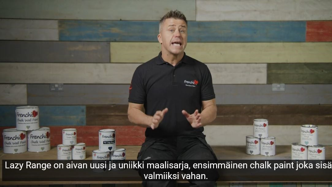 LAZY RANGE- opi lisää maalisarjasta ja katso video-Frenchic Paint Finland