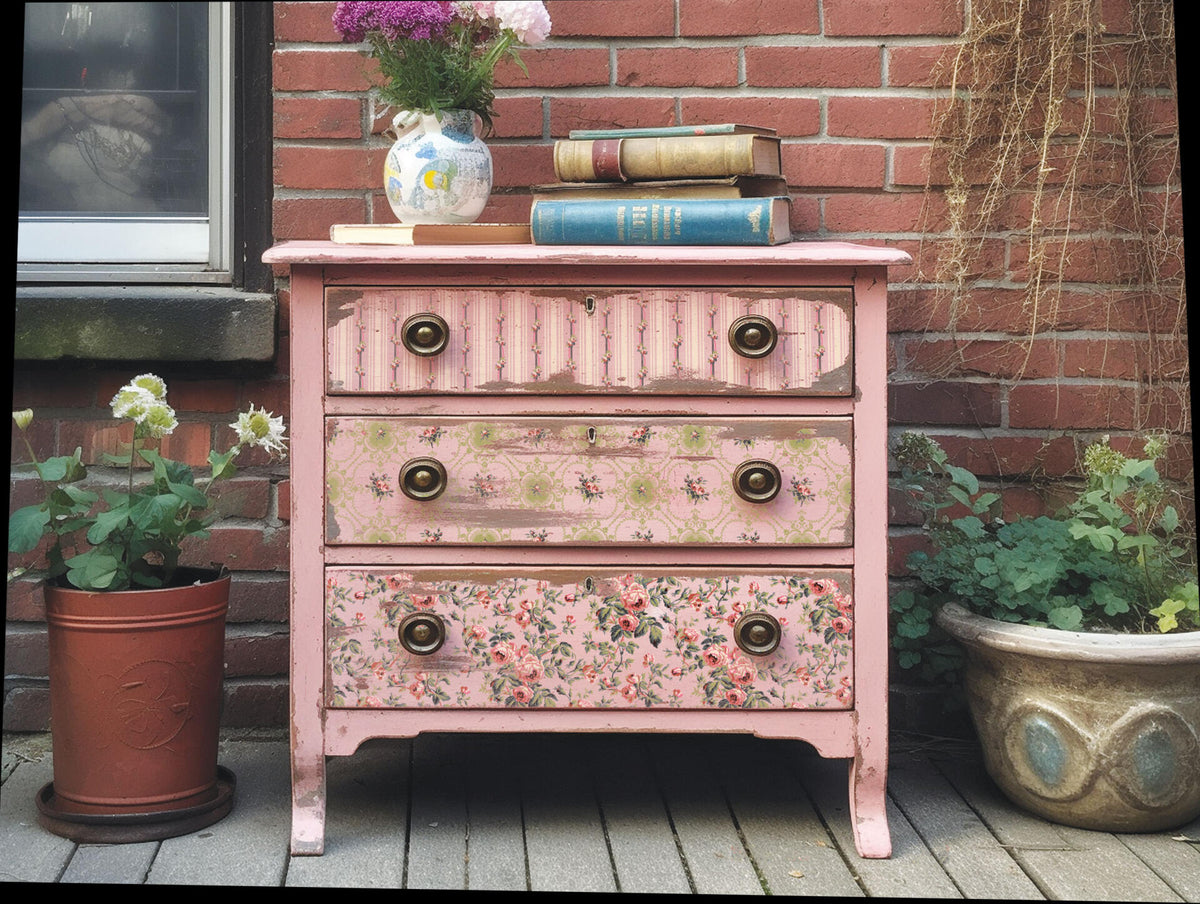 Lattice rose -  Paint Inlay