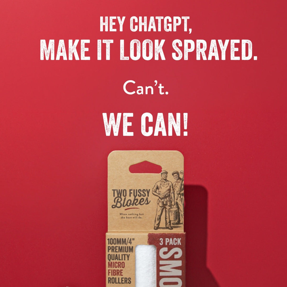 Mini mikrokuiturulla I 5mm nukka I Punainen pakkaus TFB-Maalaustelan lisätarvikkeet-Frenchic Paint Finland