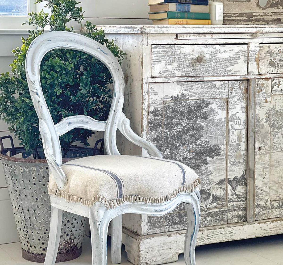 Summer Villa -  Paint Inlay