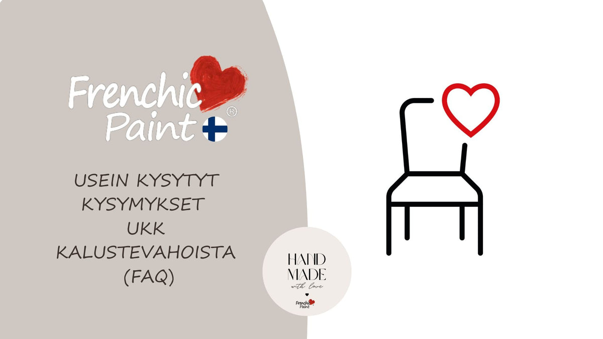 Usein kysytyt kysymykset Ukk kalustevahoista (FAQ).