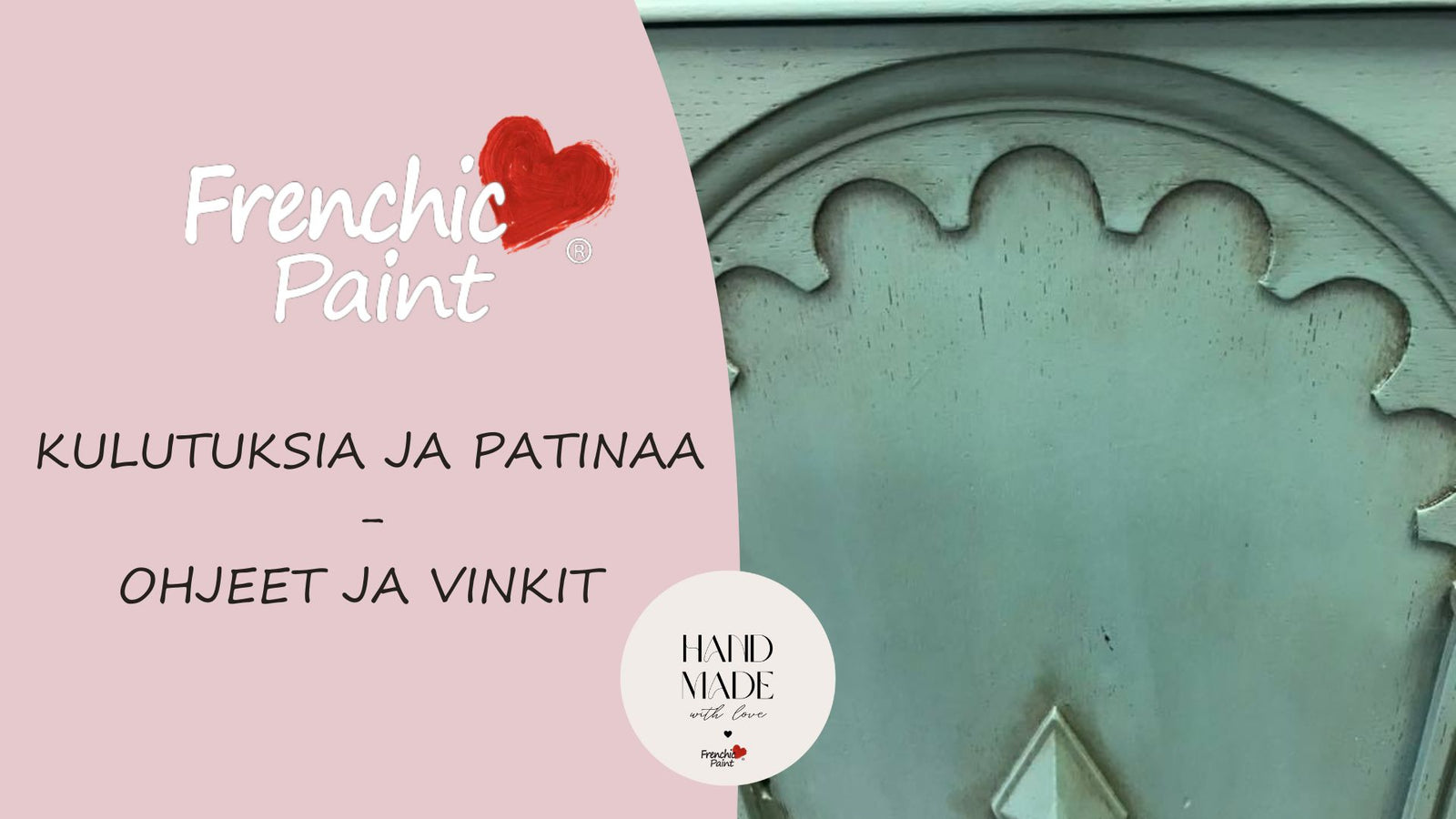 Opi tekemään patinaa ja kulutuksia kalustemaalauksessa. 