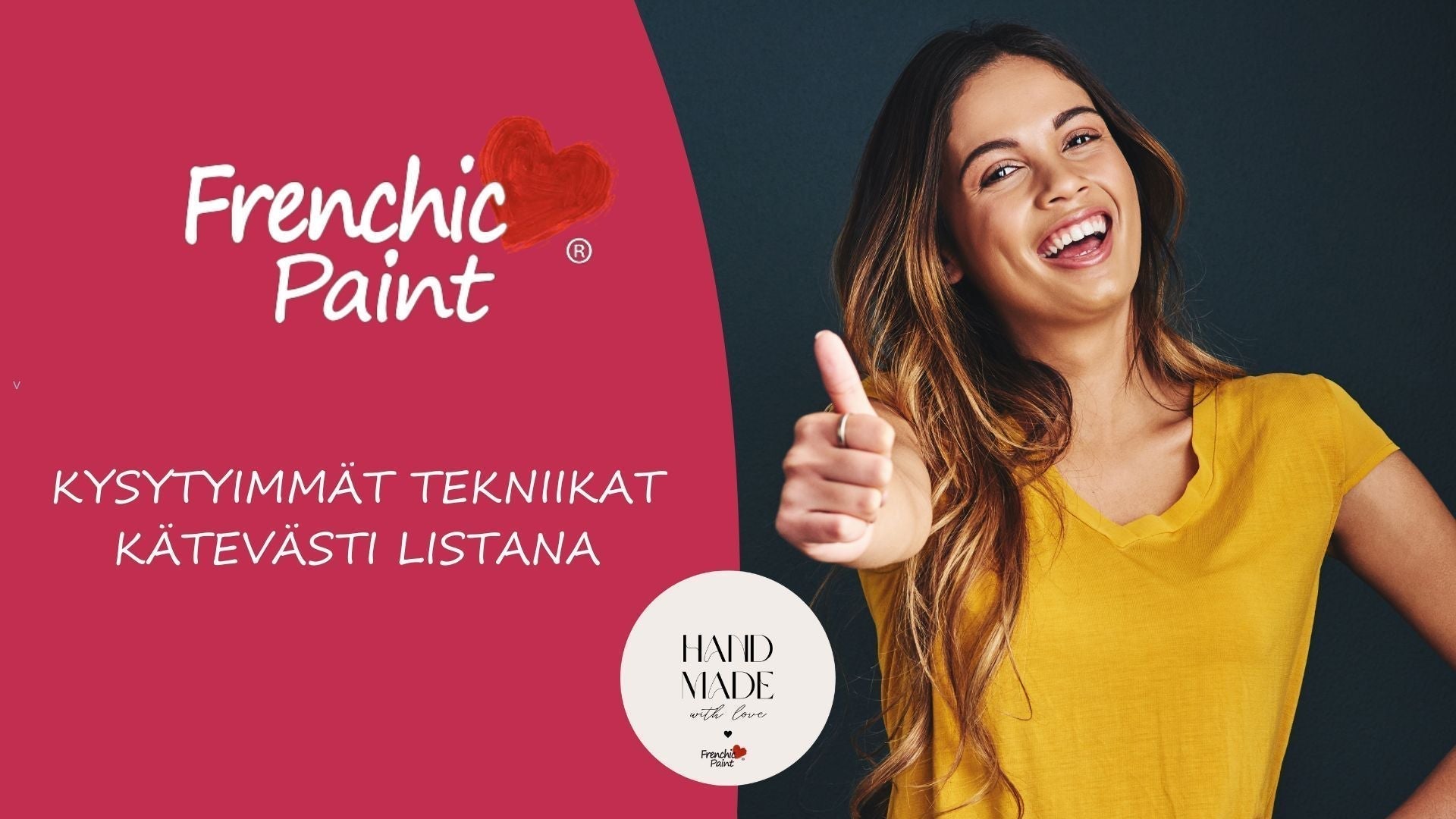 kysytyimmät maalaustekniikat kätevänä listana.