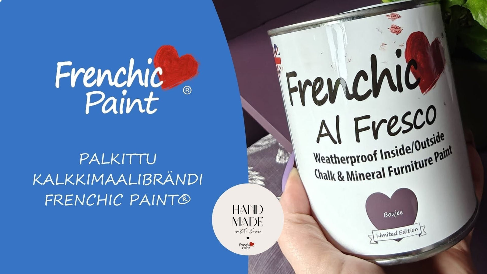 Palkittu kalkkimaali frenchic paint.