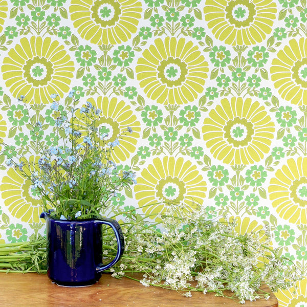 Auringonkukka tapetti-70073-1200x Frenchic maalit.