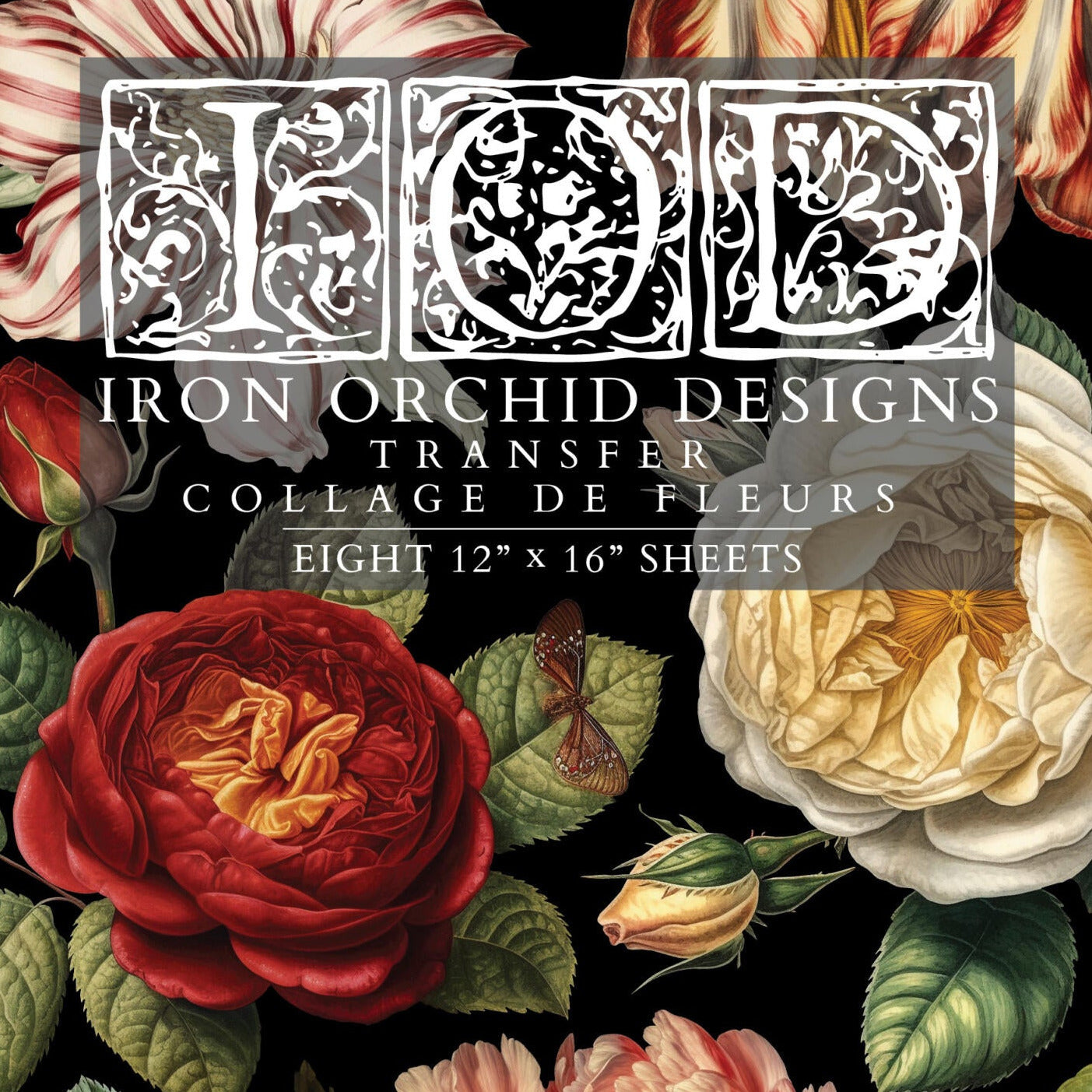 Ruusut ja tulppaanit - siirtokuva.