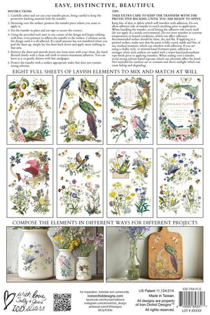 Flora Greca siirtokuva - 8 arkkia-Siirtokuva-Frenchic Paint Finland