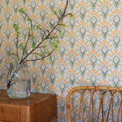 HYASINTTI tapetti keltainen 68740 Frenchic.