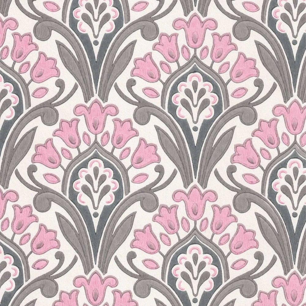 HYASINTTI tapetti vaaleanpunainen 68738 Frenchic.