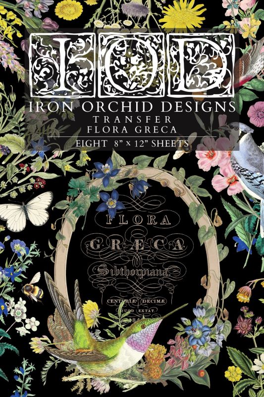 Flora Greca siirtokuva - 8 arkkia-Siirtokuva-Frenchic Paint Finland