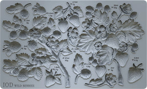 Wild Berries -silikonimuotti-Frenchic Paint Finland