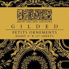 Petits-Ornaments-Frenchic kultainen siirtokuva.