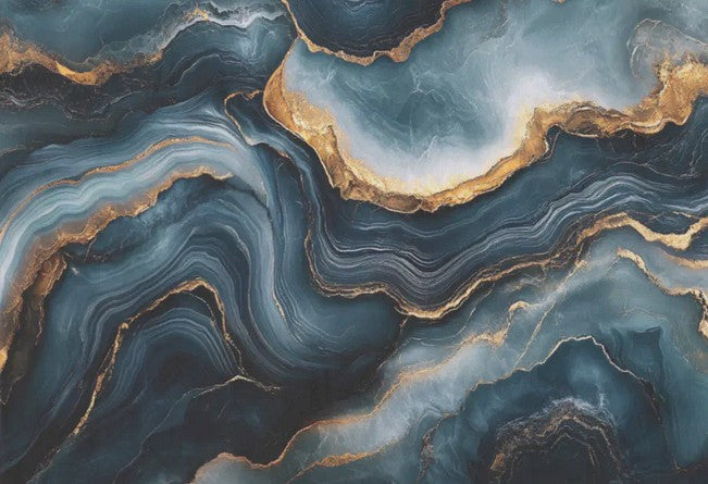 Marmori sininen - yksittäiset decoupage taidearkit Frenchic.