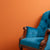 Oranssi maali Frenchic. 