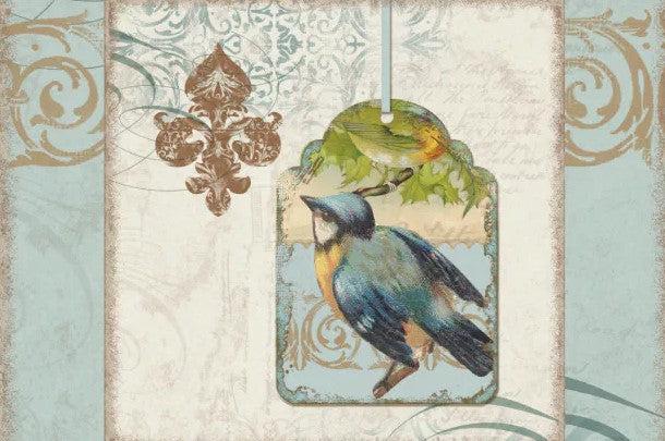 Little bird - individual decoupage sheets