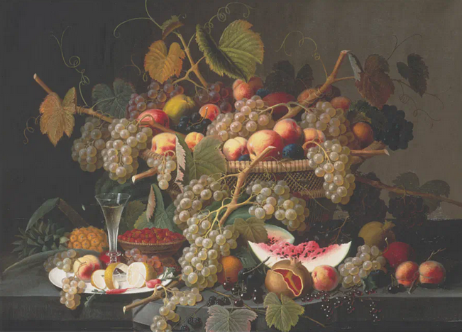 Hedelmät - yksittäiset decoupage taidearkit Frenchic.