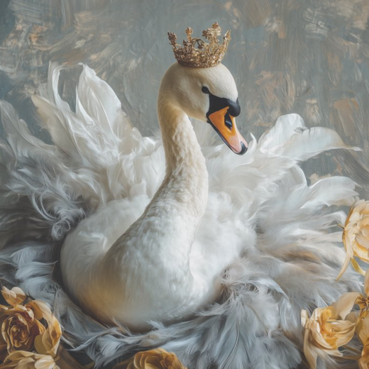 Joutsen - yksittäiset decoupage taidearkit Frenchic.