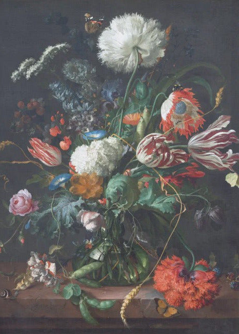 Kukat ruukussa - yksittäiset decoupage taidearkit Frenchic.