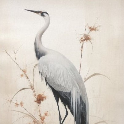 Kurki valkoinen taidearkki. 