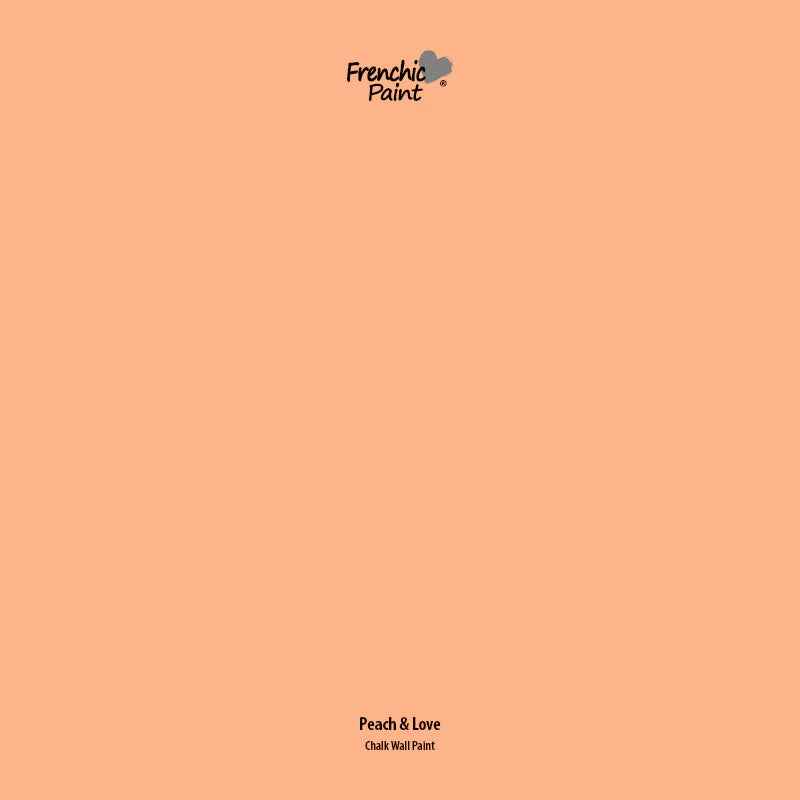 Peach & Love - Peel & Stick sävymalli.