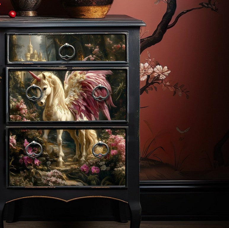 yksisarvinen pinkit siivet frenchic. 