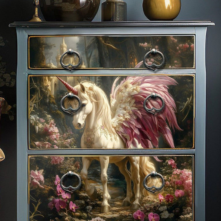 yksisarvinen pinkit siivet frenchic. 