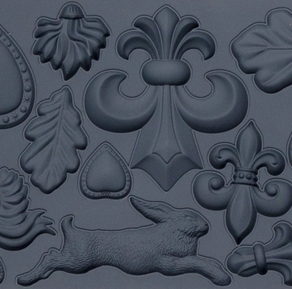 Fleur de Lis- silikonimuotti soveltuu epoksille. 