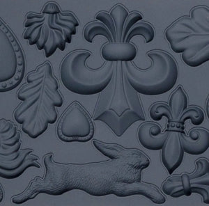 Fleur de Lis- silikonimuotti soveltuu epoksille. 