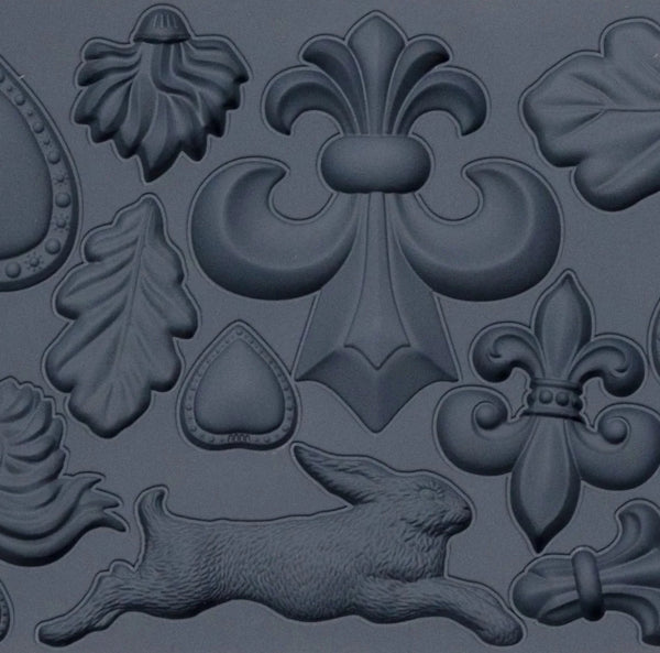 Fleur de Lis- silikonimuotti soveltuu epoksille. 