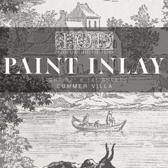 Summer Villa iod paint inlay frenchic paint finland koristemaalaus. 