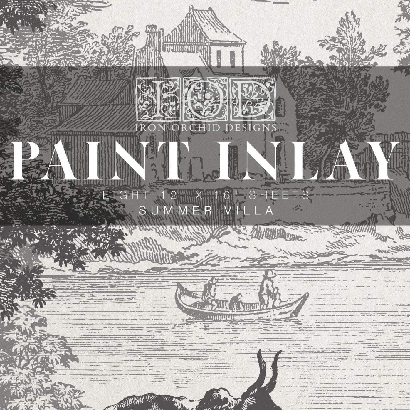 Summer Villa iod paint inlay frenchic paint finland koristemaalaus. 