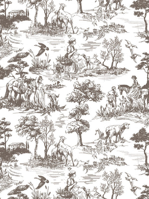 English Toile seepia - siirtokuva - Siirtokuva - Frenchic Paint Finland